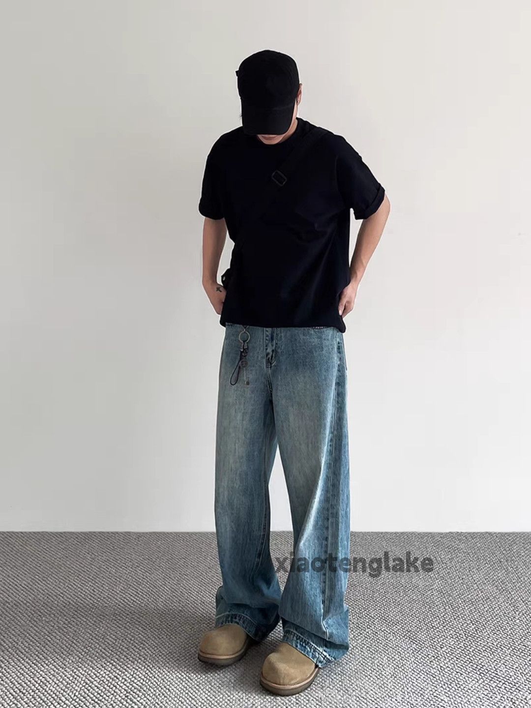 Jean × Vintage utility skate hiphop washed faded cleanfit y2k baggy jeans Size US 30 / EU 46 - 1 Thumbnail