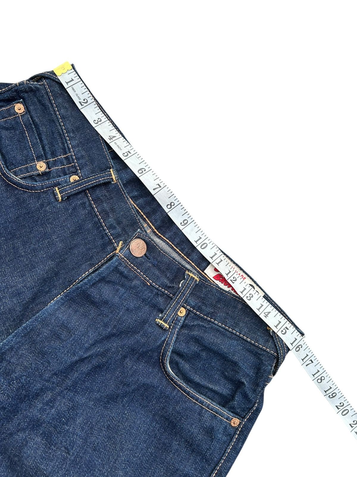 Evisu VINTAGE EVISU SELVEDGE MULTI POCKET DENIM JEAN MADE IN JAPAN Size US 32 / EU 48 - 17 Thumbnail