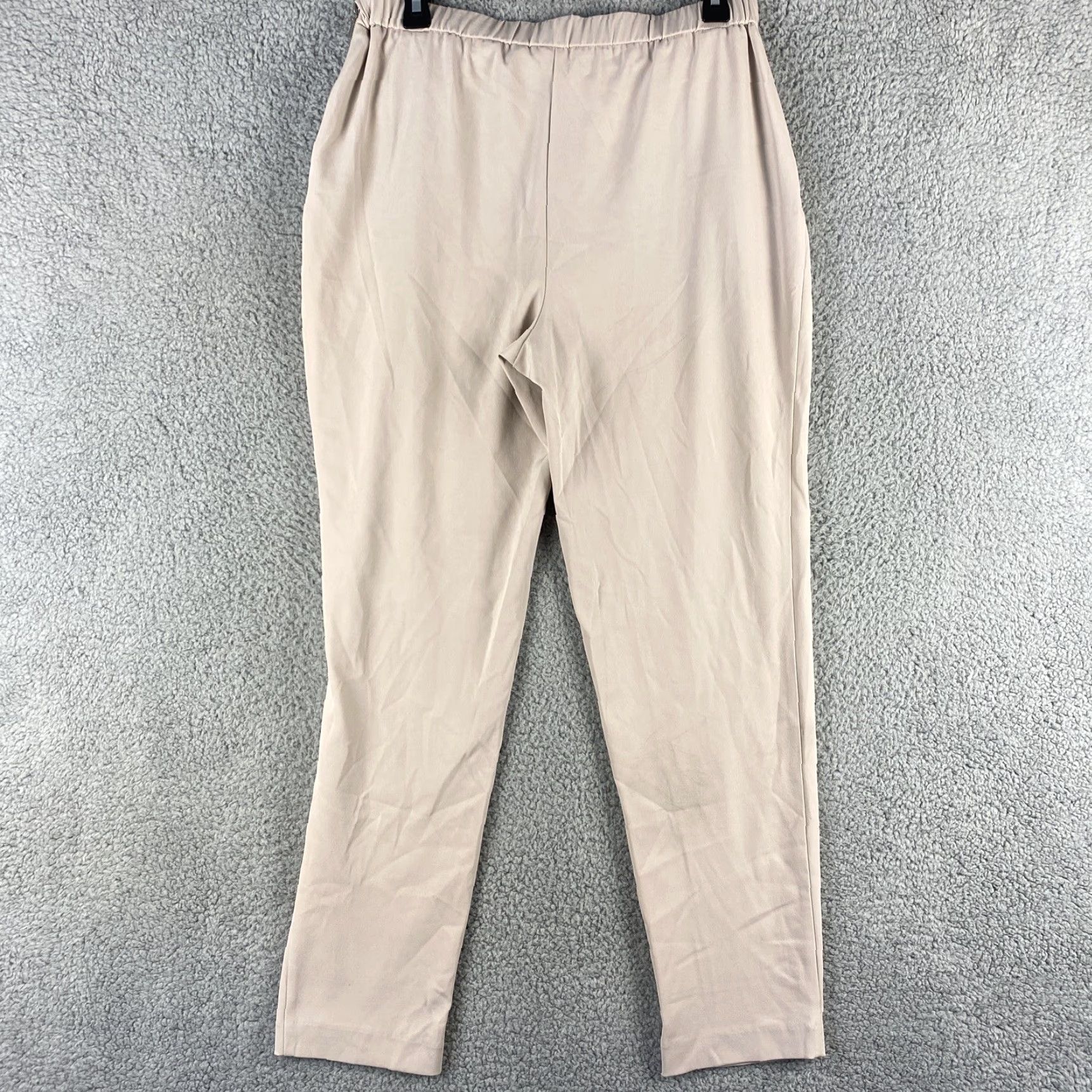 Vintage Wallis Wallis Tan Pleated Dress Pants - Size Women's 10 Curved Business 39-31 Size 32" / US 10 / IT 46 - 7 Thumbnail