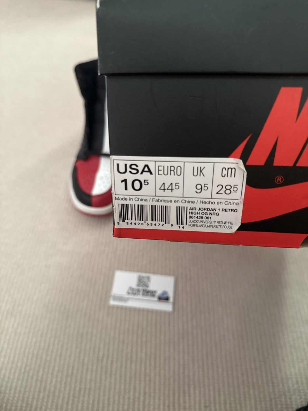 Jordan Brand Jordan 1 Homage To Home Size US 10.5 / EU 43-44 - 1 Thumbnail