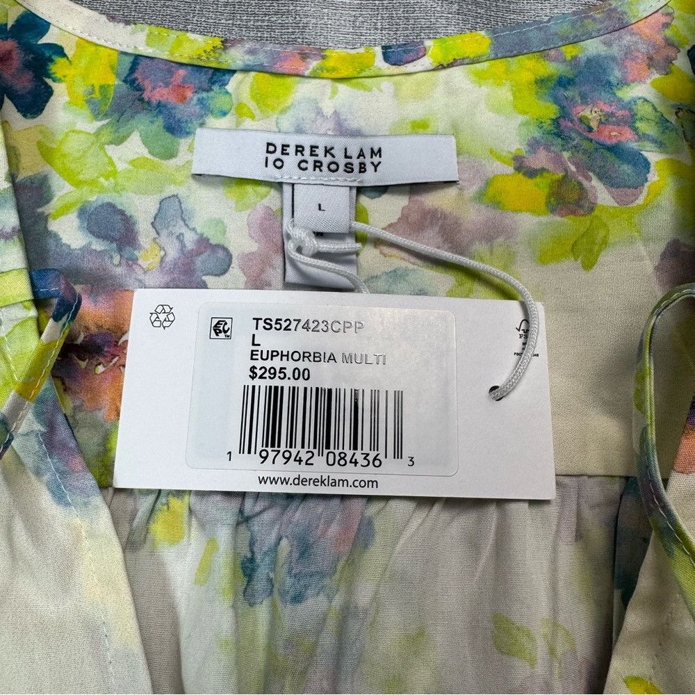 Derek Lam 10 Crosby NWT New $295 DEREK LAM 10 CROSBY Caroline Double Tie Top Eu Size L / US 10 / IT 46 - 7 Thumbnail