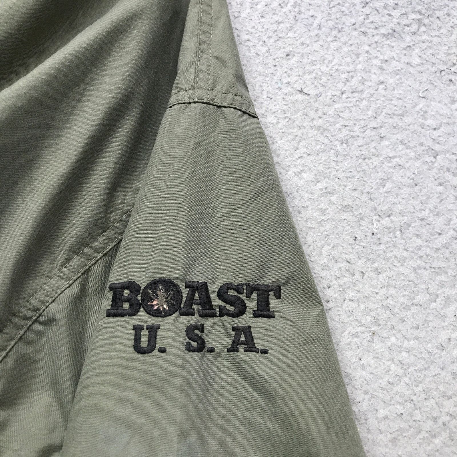 Boast Vintage Boast USA 1/4 Zip Windbreaker Jacket Men XL Green Size US XL / EU 56 / 4 - 12 Thumbnail
