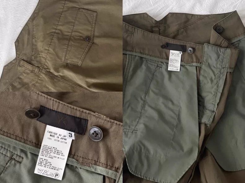 Yohji Yamamoto Yohji Yamamoto size 3 Army Green Vintage Strap Overalls pa Size US 30 / EU 46 - 6 Thumbnail