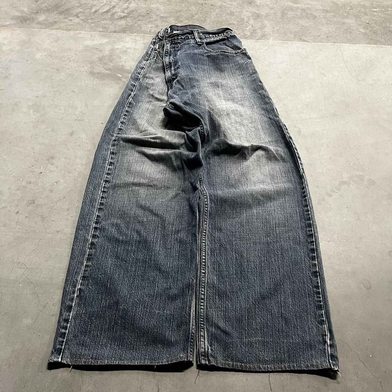Vintage Crazy Vintage Y2K/2000s Super Baggy Wide Leg Loose Levis Medium Wash Denim Jeans! Size US 38 / EU 54 - 3 Thumbnail
