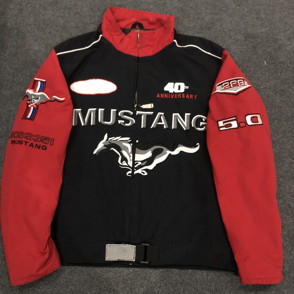 Ford × Mustang × Vintage vintage racing jacket mustang Anniversary made in rusia Size US XL / EU 56 / 4 - 6 Thumbnail