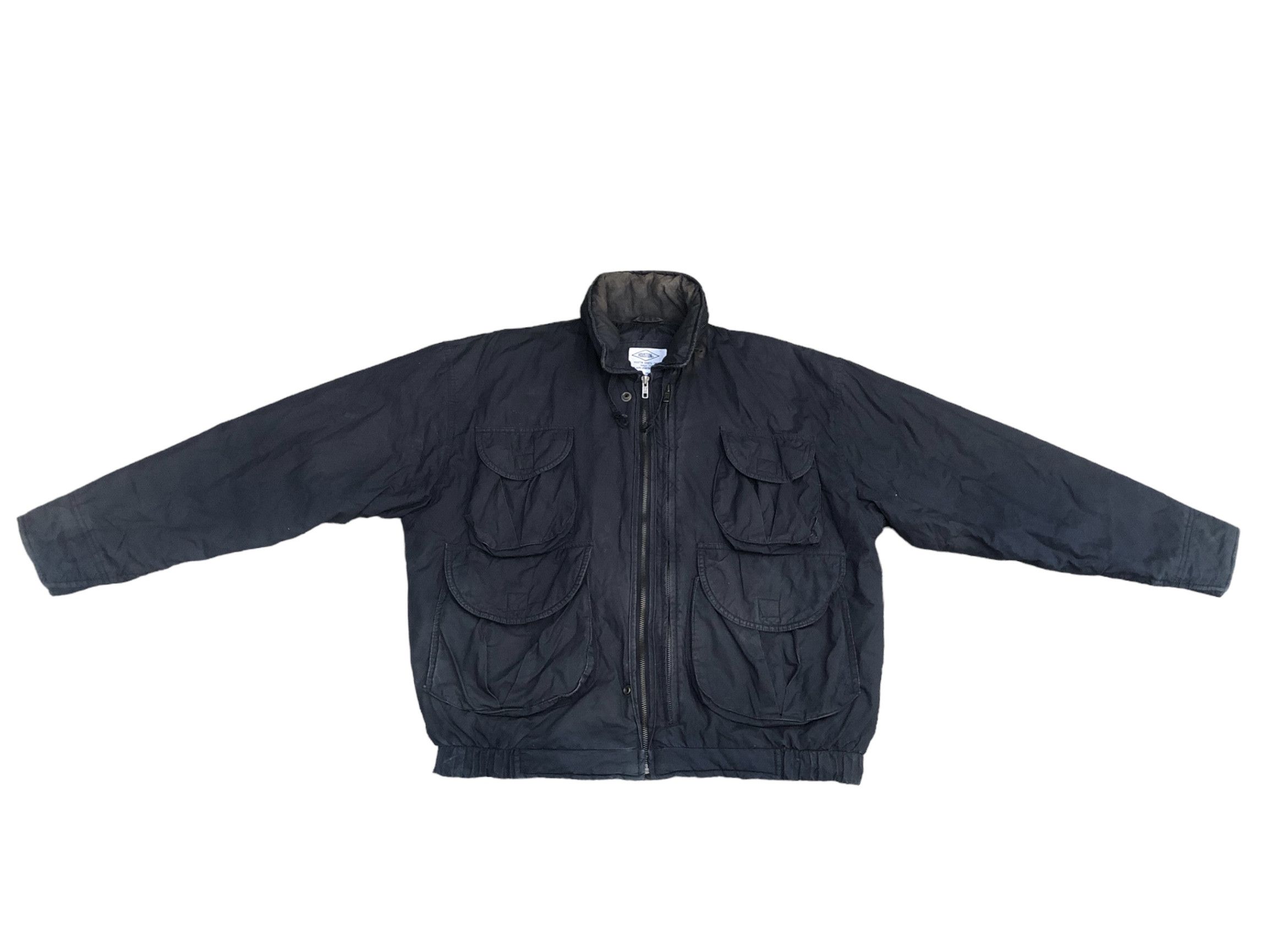 Issey Miyake × Le Grande Bleu (L.G.B.) Vtg HOUSTON Military Parachute Bomber Cargo Tactical Jacket Size US M / EU 48-50 / 2 - 2 Thumbnail