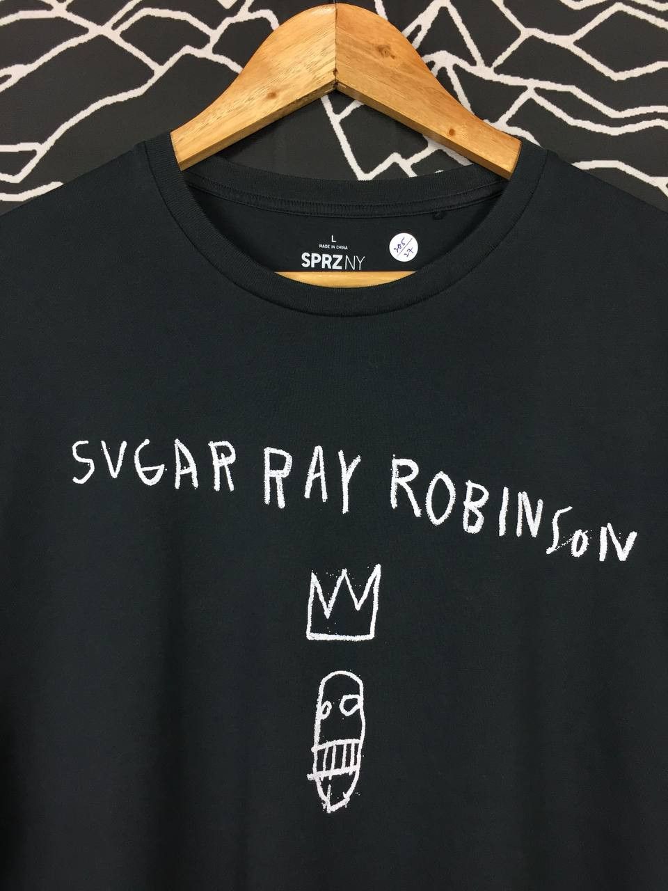 Jean-Michel Basquiat × Uniqlo × Vintage Jean Michel Basquiat Uniqlo Sugar Ray Robinson Pop Art Tee Size US L / EU 52-54 / 3 - 3 Thumbnail