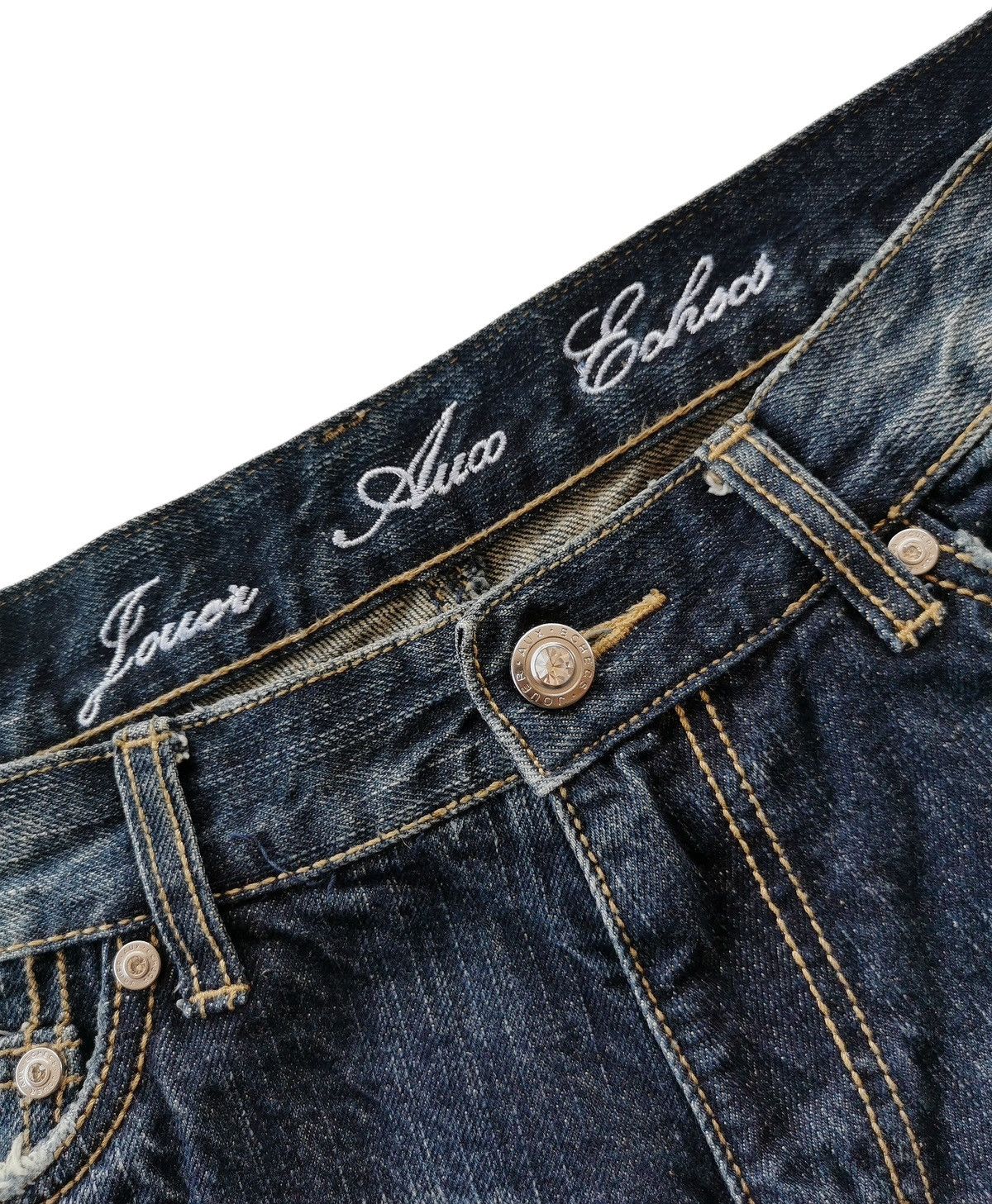 Kapital Flared Distressed Paint Splatter Jeans 30x33 Size US 30 / EU 46 - 17 Thumbnail