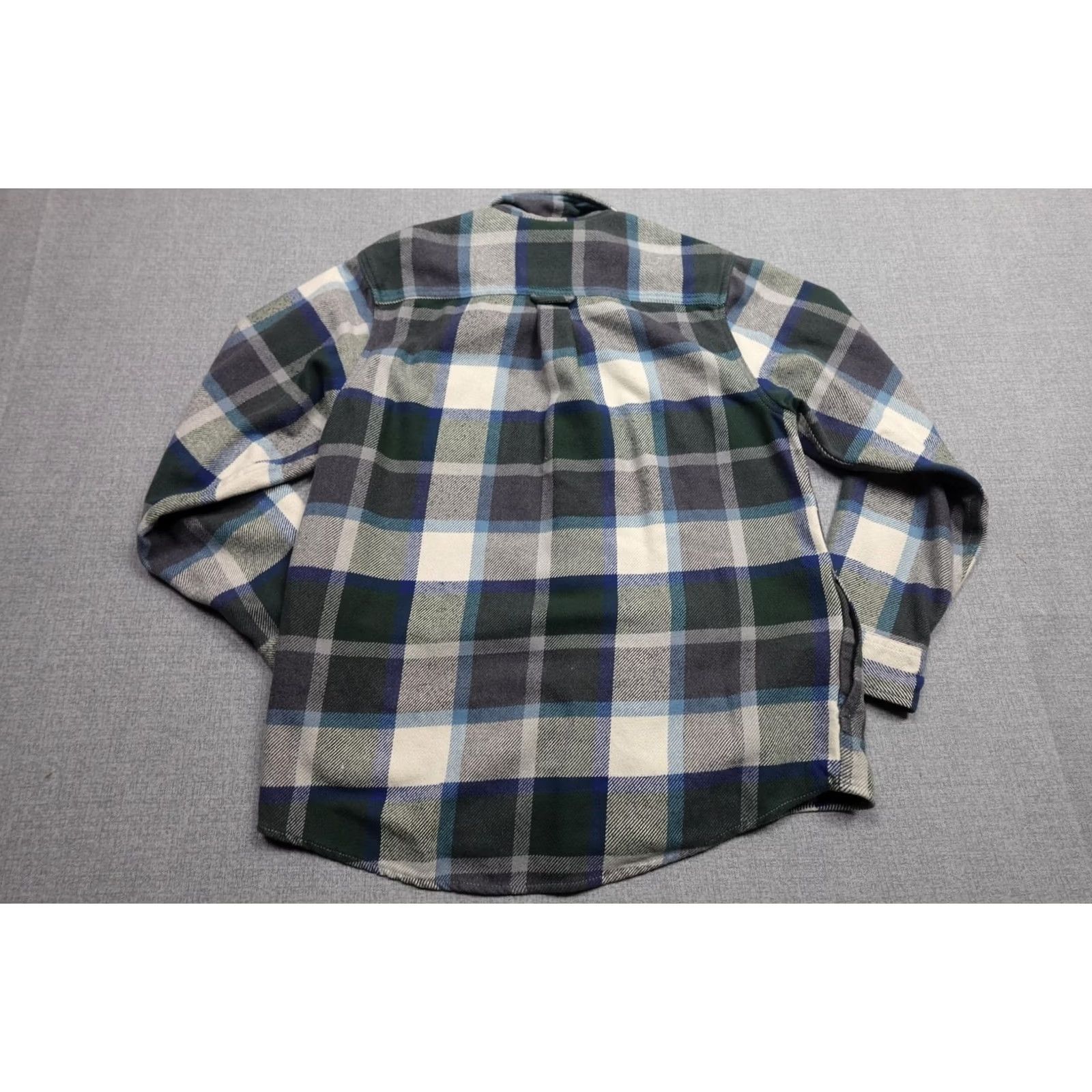 Orvis Orvis Button-Up Long Sleeve Flannel Shirt Mens Large Green Plaid with Pockets Size US L / EU 52-54 / 3 - 4 Thumbnail