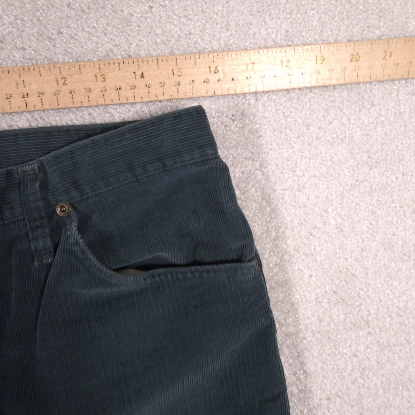 Wrangler Wrangler Pants Mens 34x29 Green Corduroy Regular Fit Straight Leg Casual Size US 34 / EU 50 - 7 Thumbnail