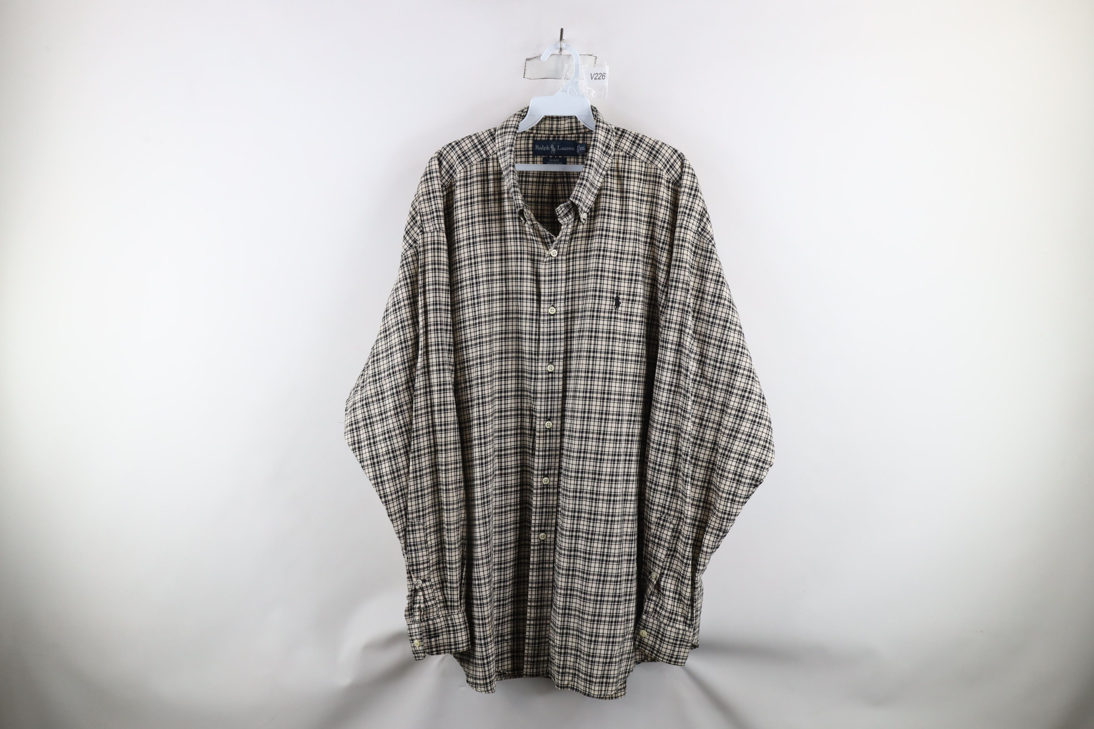 Ralph Lauren × Vintage Vintage 90s Ralph Lauren Blake Collared Button Down Shirt Size US XXL / EU 58 / 5 - 1 Thumbnail