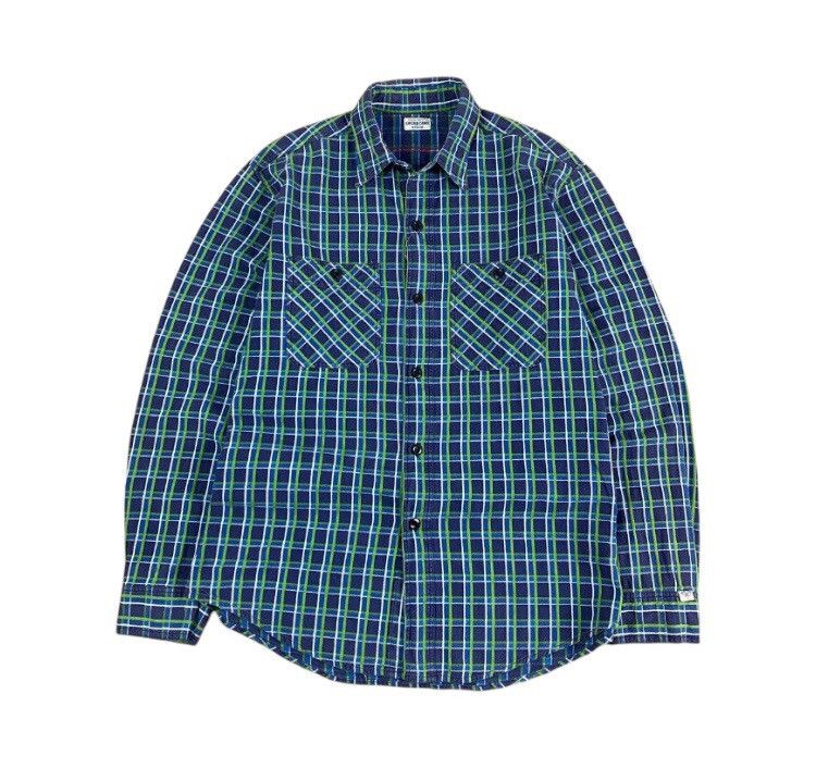 Sugar Cane × Toyo Enterprises × Vintage Vintage Sugar Cane Long Sleeve Green Plad Shirt Size US M / EU 48-50 / 2 - 1 Thumbnail