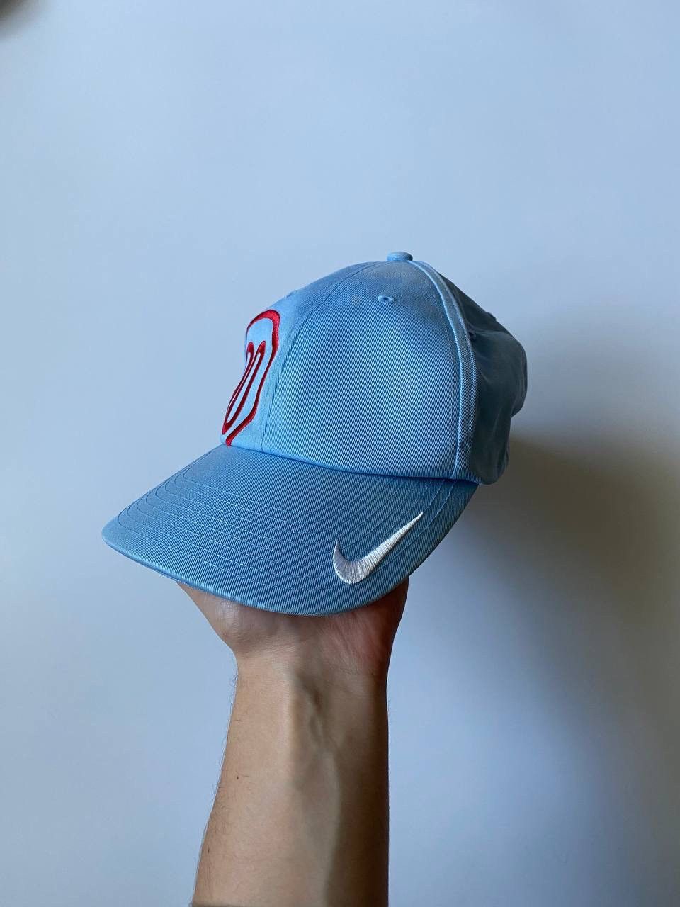 Vintage Vintage Nike Total 90 Sports Cap Hat Blue OS Size ONE SIZE - 1 Thumbnail