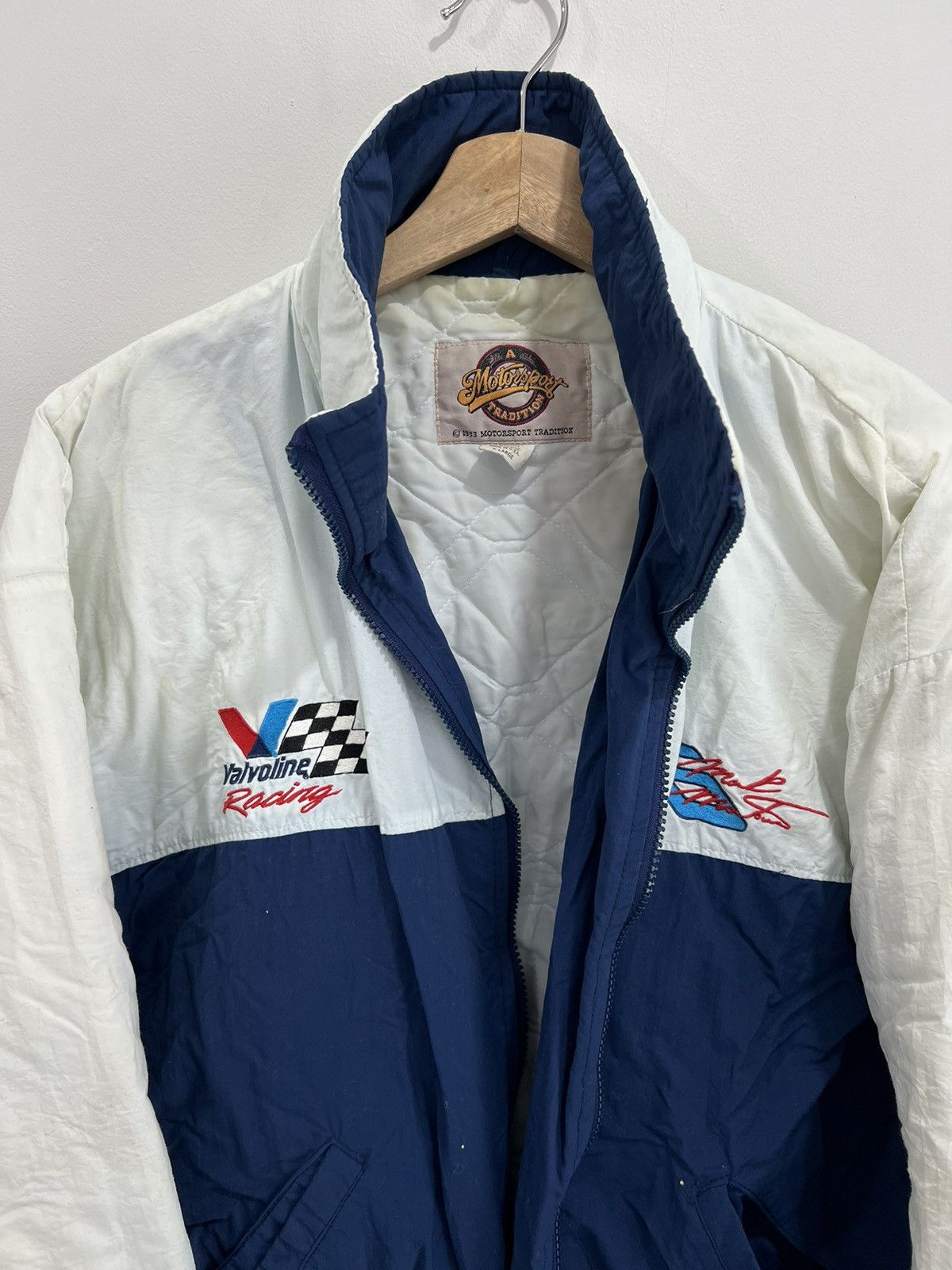 Vintage Vintage Valovoline Racing Jacket zip Size US XL / EU 56 / 4 - 4 Thumbnail