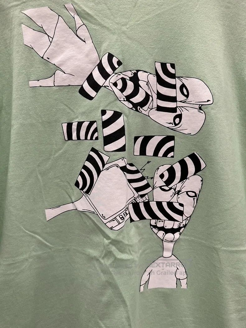 Chrome Hearts CHROME HEARTS Size XL Mattyboy graffiti mint green short sl Size US XL / EU 56 / 4 - 3 Thumbnail