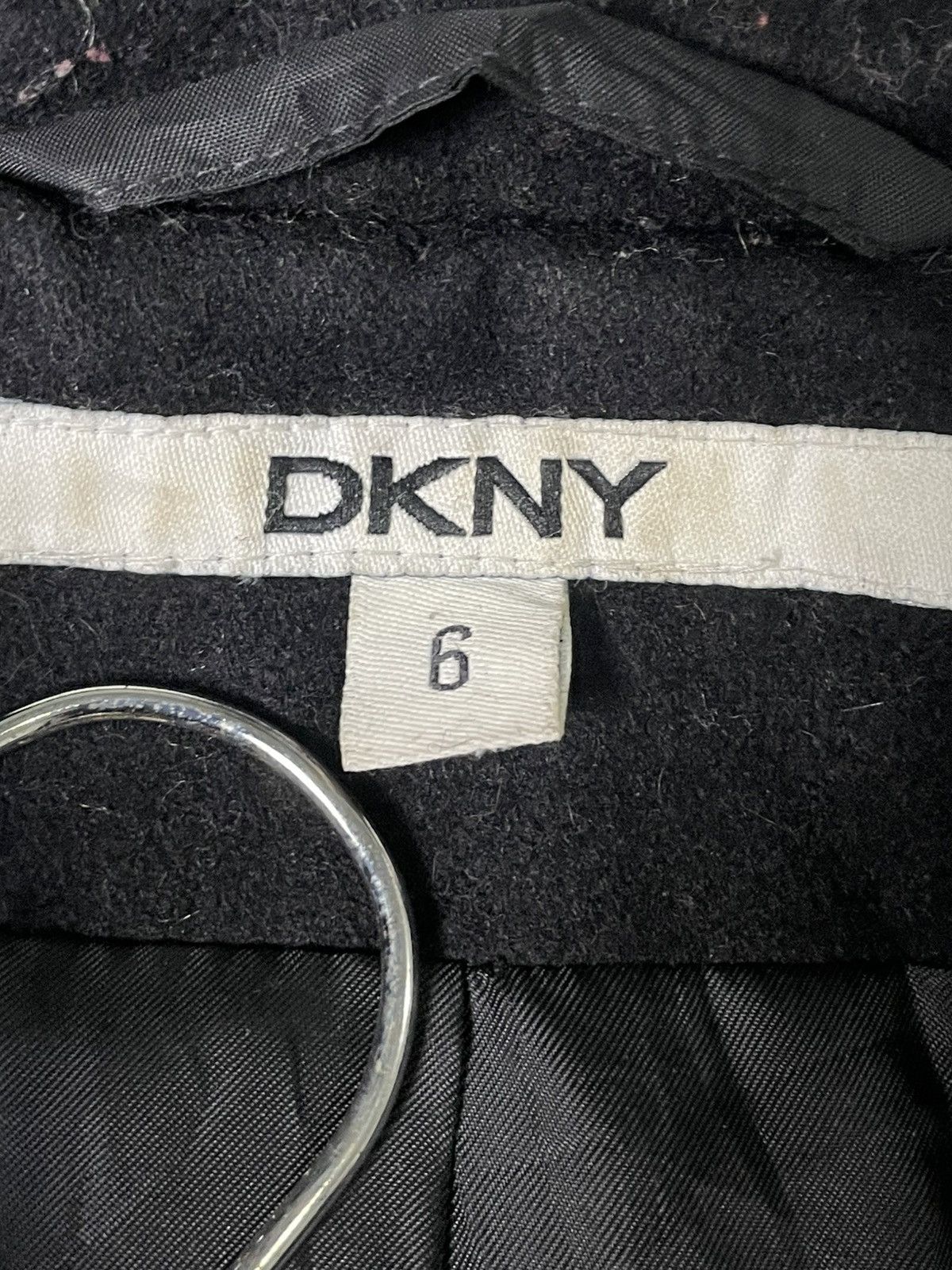 DKNY × Designer × Vintage DKNY x Vintage Double Breasted Wool Coat (42) Size US XS / EU 42 / 0 - 8 Thumbnail