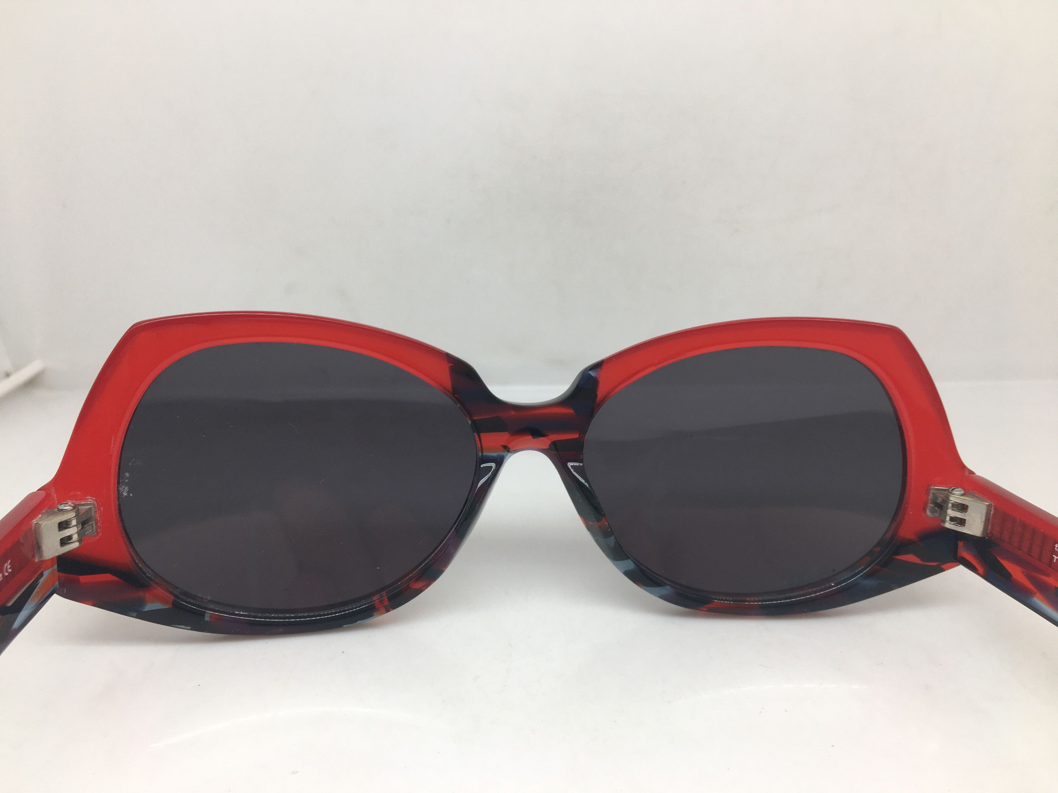 Vintage Theo by TIM VAN STEENBERGEN Red Cateye Sunglasses Size ONE SIZE - 5 Thumbnail