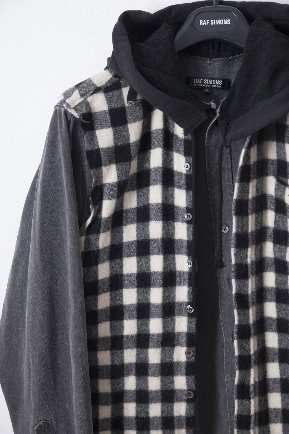 Raf Simons AW04 double layered plaid shirt Size US M / EU 48-50 / 2 - 2 Thumbnail