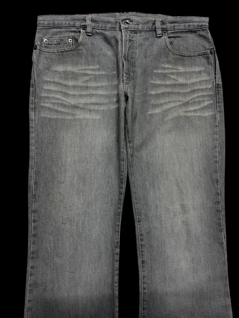 Japanese Brand FLARED 90s Style SPF Mudwash Insane Distressed Bootcut Jean Size US 36 / EU 52 - 3 Thumbnail