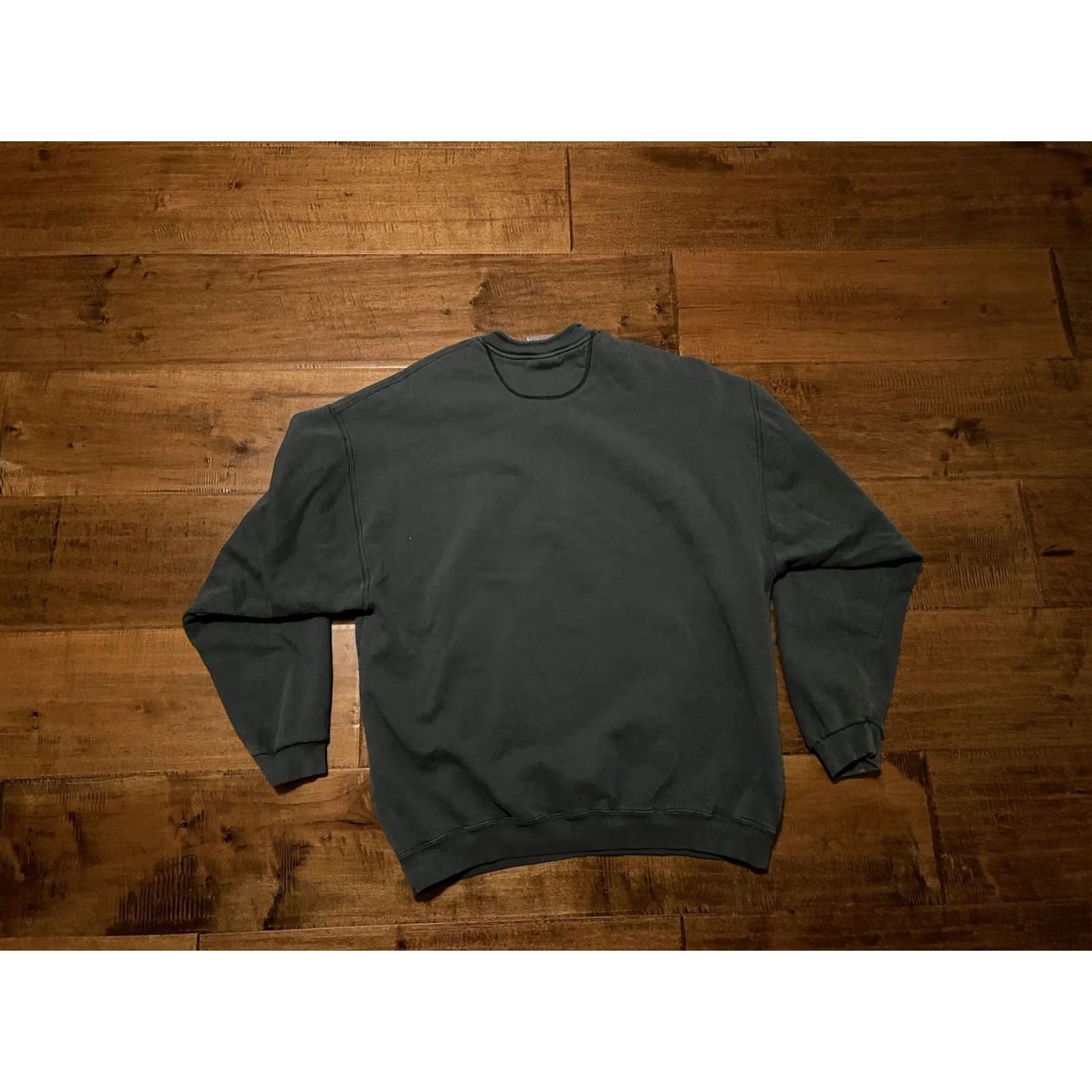 Russell Athletic VINTAGE Russell High Cotton Made in USA Green Henley Sweatshirt - Men's XL Size US XL / EU 56 / 4 - 4 Thumbnail