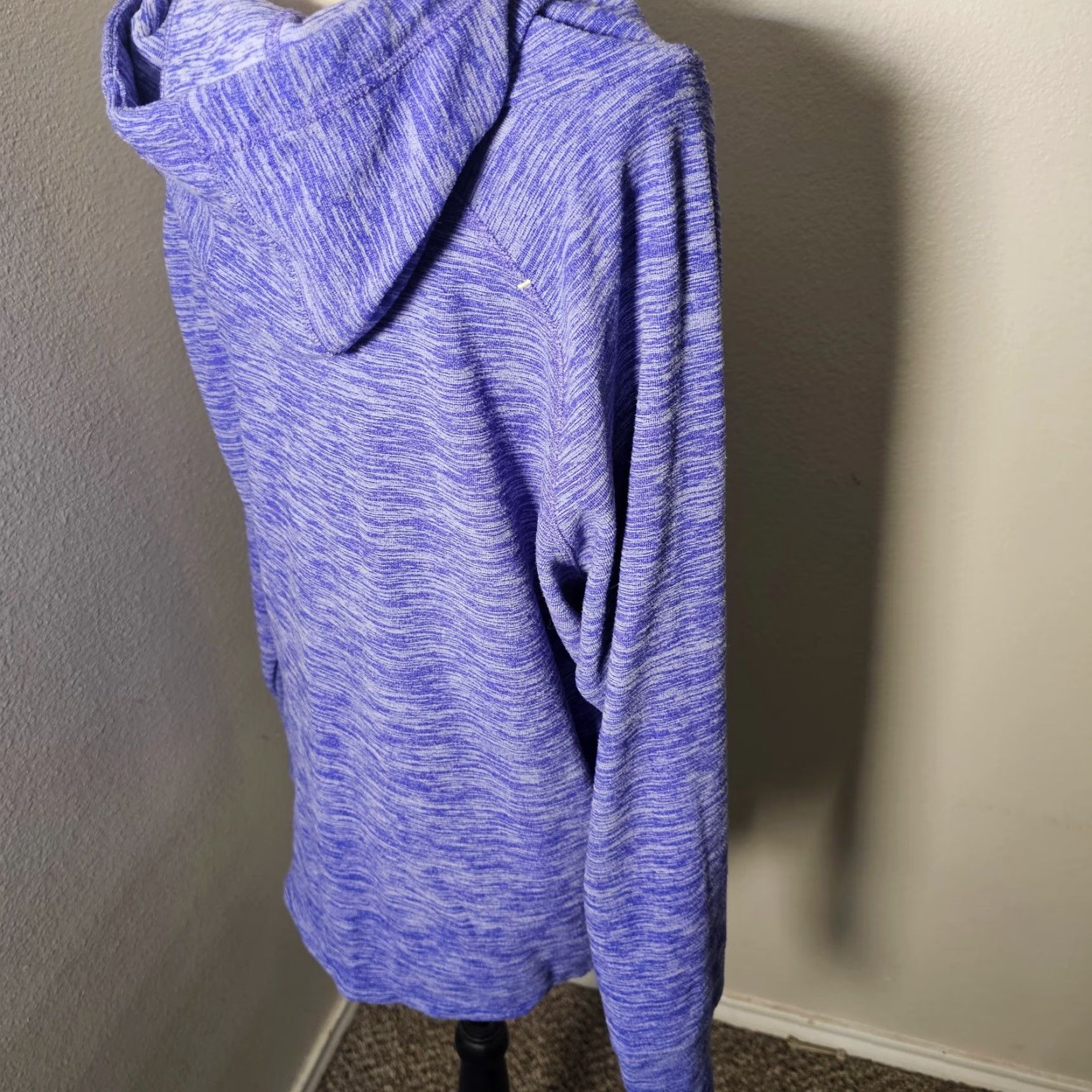 Vintage Women’s Hoodie Lukas Hoodie Heather Royal Blue Pullover Size L Size L / US 10 / IT 46 - 4 Thumbnail