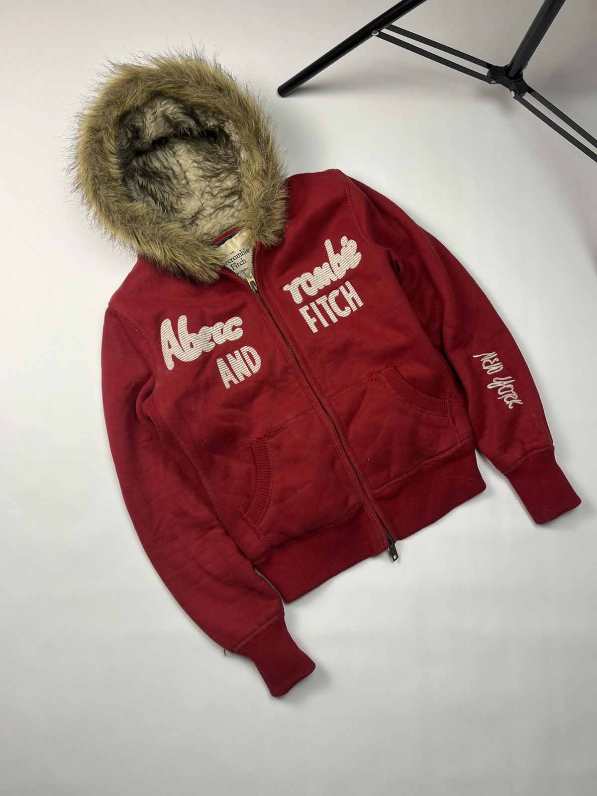 If Six Was Nine Abercrombie faux fur hoodie ifsixwasnine lgb style Size US S / EU 44-46 / 1 - 2 Thumbnail