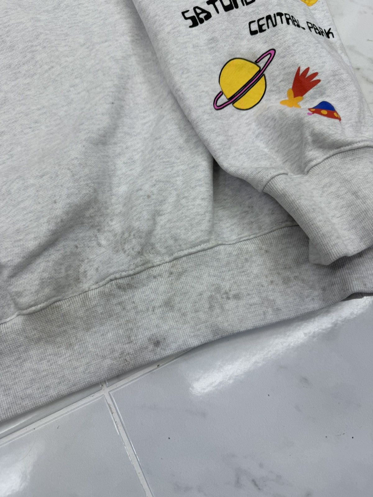 Japanese Brand PARAGRAPH Multi Graphic Logo Murakami Baggy Fit Sweatshirt Size US L / EU 52-54 / 3 - 5 Thumbnail