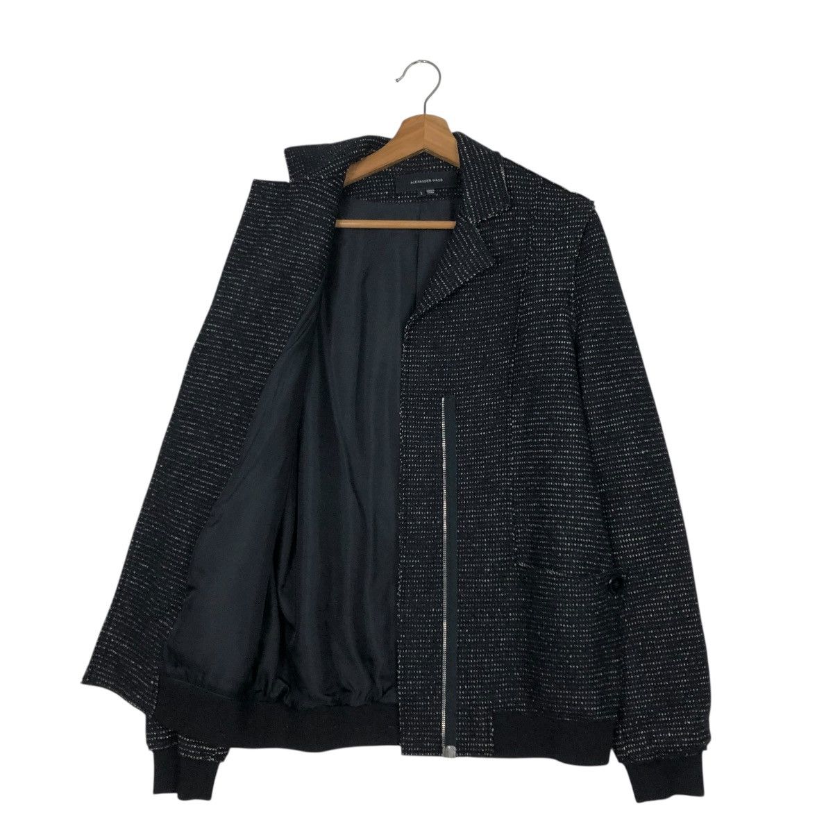Alexander Wang 🔥ASYMETRICAL ZIPPER WOOL BOMBER JACKET ALEXANDER WANG Size US M / EU 48-50 / 2 - 16 Thumbnail