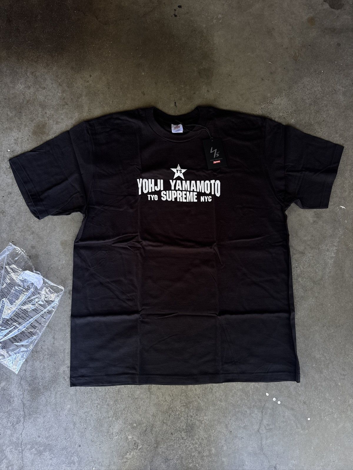 Supreme × Yohji Yamamoto Supreme FW25 Yohji Yamamoto Y's Star Tee