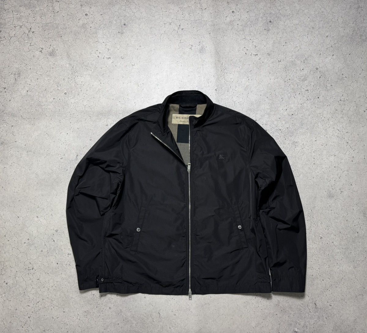 Burberry Burberry London England Nylon Black Light Bomber Jacket Size US XL / EU 56 / 4 - 1 Thumbnail