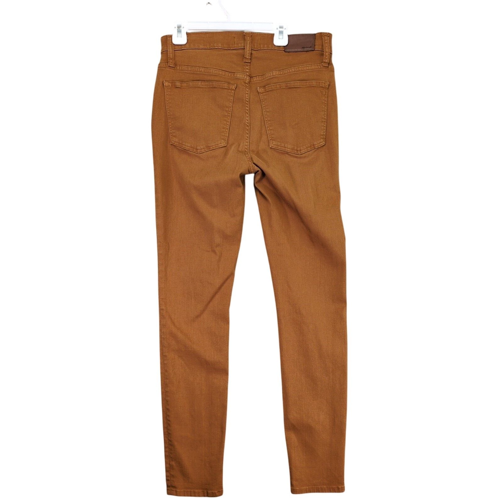 Madewell Madewell Mid-Rise Skinny Jeans Button Front 28 Burnt Sienna Size 28" / US 6 / IT 42 - 4 Thumbnail