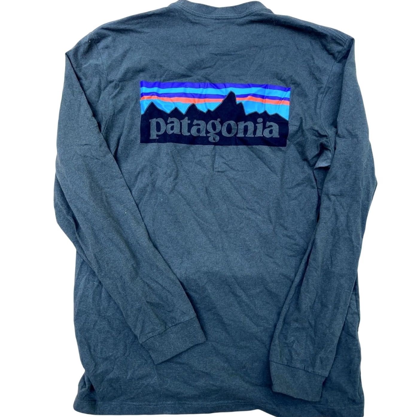 Patagonia VINTAGE Patagonia P-6 Back Logo Responsibili-Tee Long Sleeve Shirt M Green Mens Size US M / EU 48-50 / 2 - 2 Thumbnail