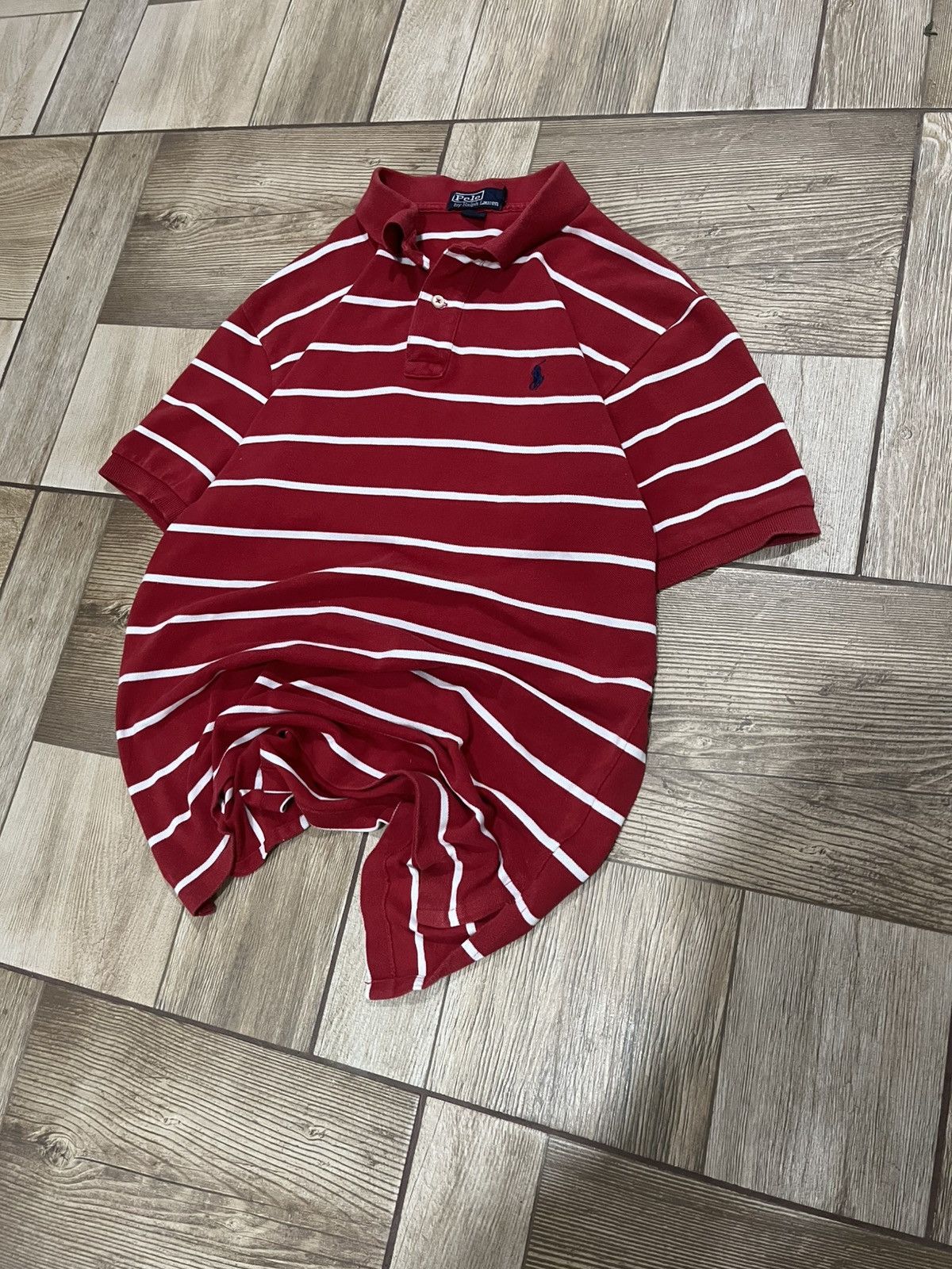 Polo Ralph Lauren Ralph Lauren Striped Polo Shirt Size US XL / EU 56 / 4 - 2 Thumbnail