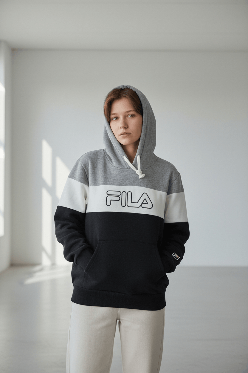 FILA Big Spell Out Hoodie