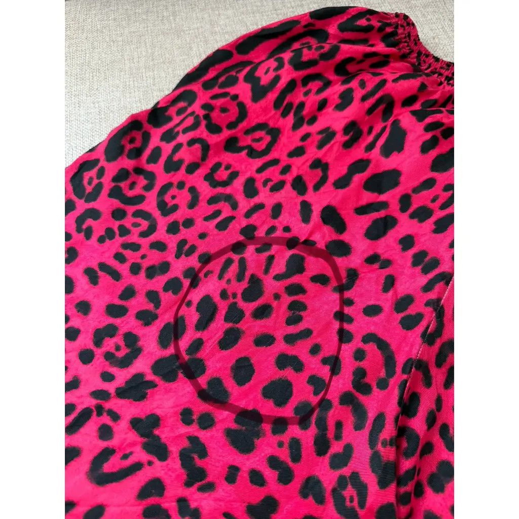 Dolce & Gabbana Dolce & Gabbana Fuchsia Leopard Silk Lounge Set IT38 Size 26" / US 2 / IT 38 - 10 Thumbnail