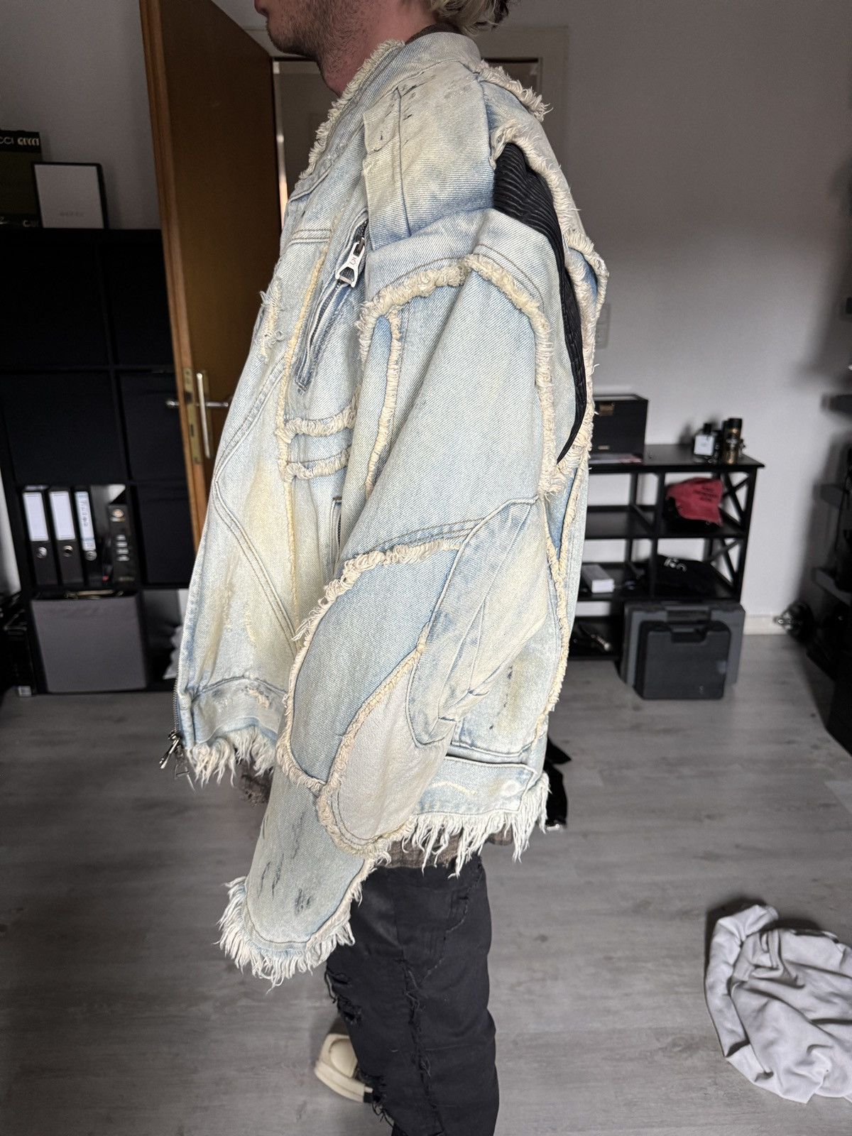 Other Moto denim jacket oversize fit Size US L / EU 52-54 / 3 - 9 Thumbnail