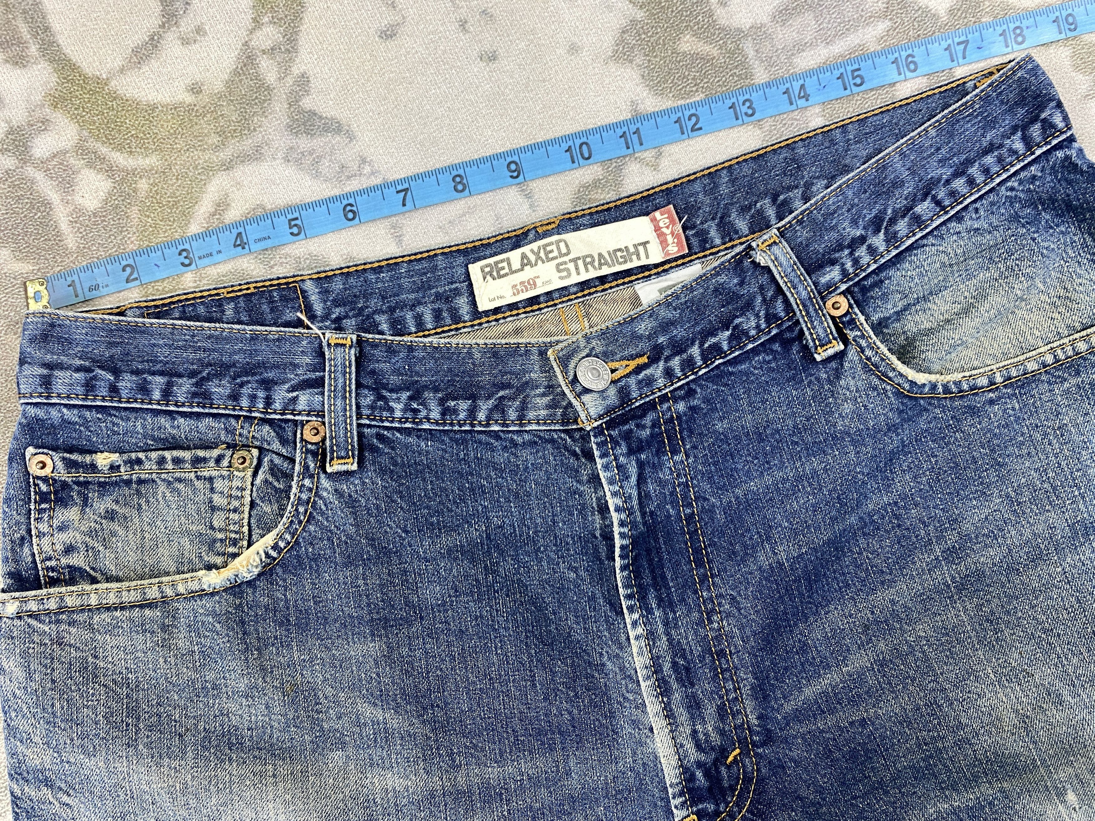 Levi's Vintage Levi's 559 Relaxed Straight 36 x 32 Denim -JN309 Size US 36 / EU 52 - 5 Thumbnail