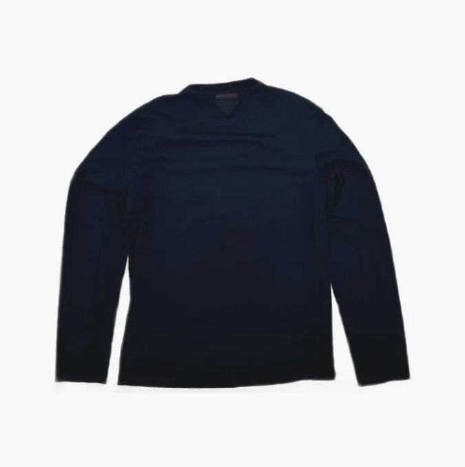 Prada Prada Long Sleeve T-shirt Size US M / EU 48-50 / 2 - 2 Thumbnail