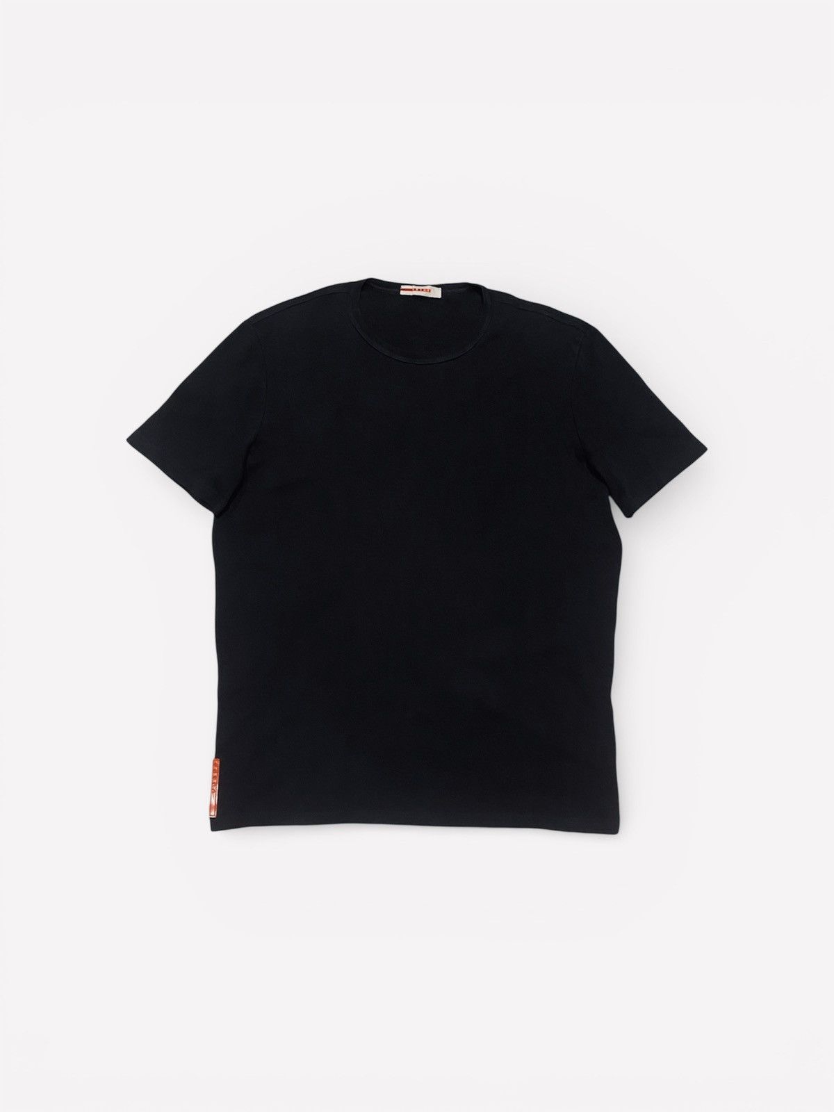 Prada Prada Black Classic Red Tab T-shirt Size US M / EU 48-50 / 2 - 1 Thumbnail