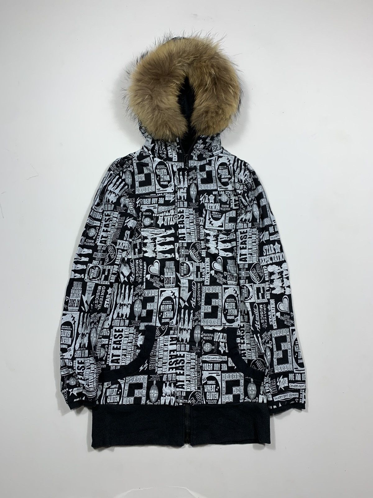 Hysteric Glamour × If Six Was Nine × Japanese Brand Faux Fur Hoodie punk gothic Ifsixwasnine lgb style Size US S / EU 44-46 / 1 - 1 Thumbnail