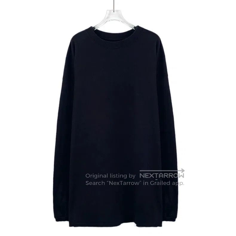 Vetements Vetements Black logo lettering embroidered cotton long-sle Size US M / EU 48-50 / 2 - 1 Thumbnail