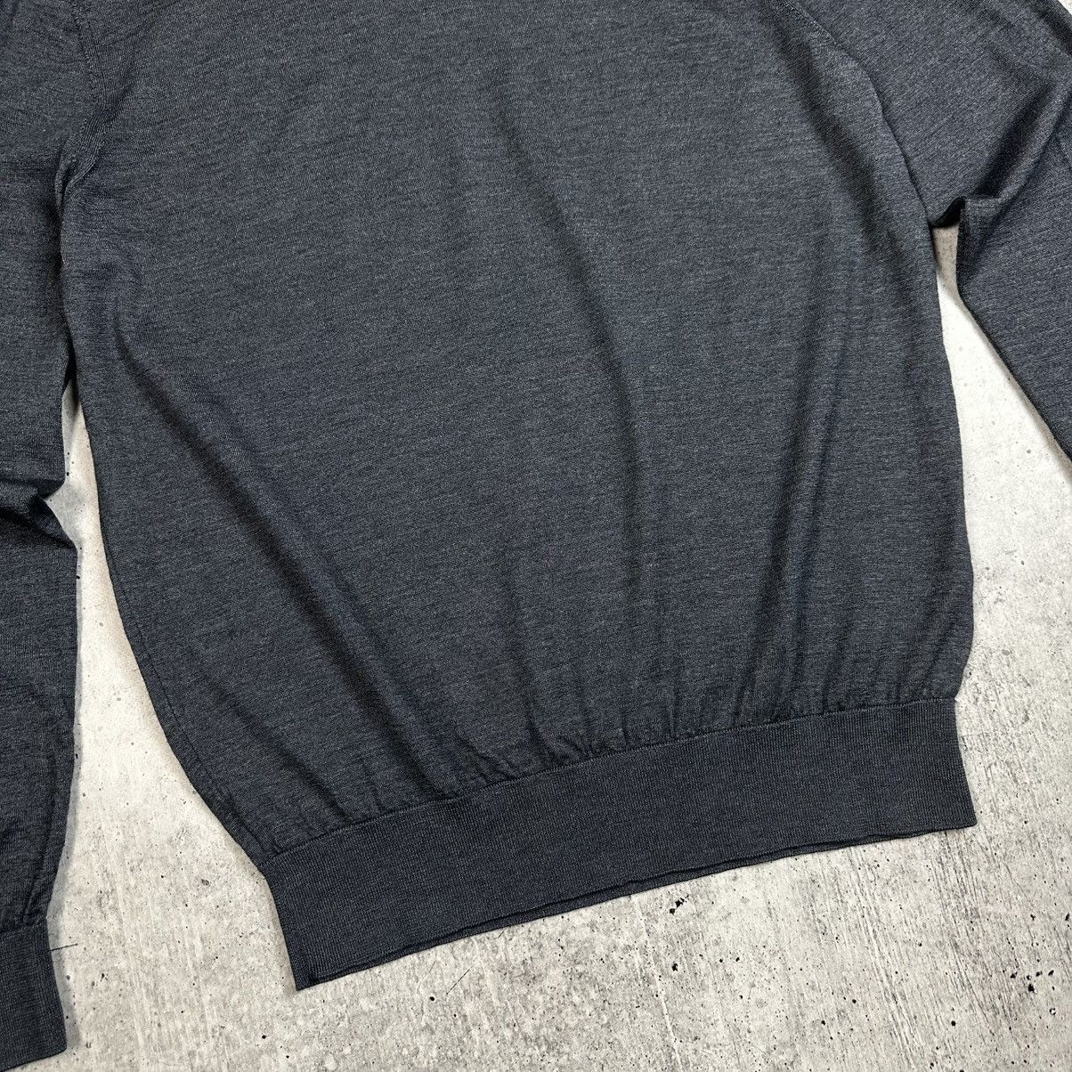Ermenegildo Zegna Ermenegildo Zegna Polo Neck Jumper Sweater Cashmere Silk Size US L / EU 52-54 / 3 - 5 Thumbnail