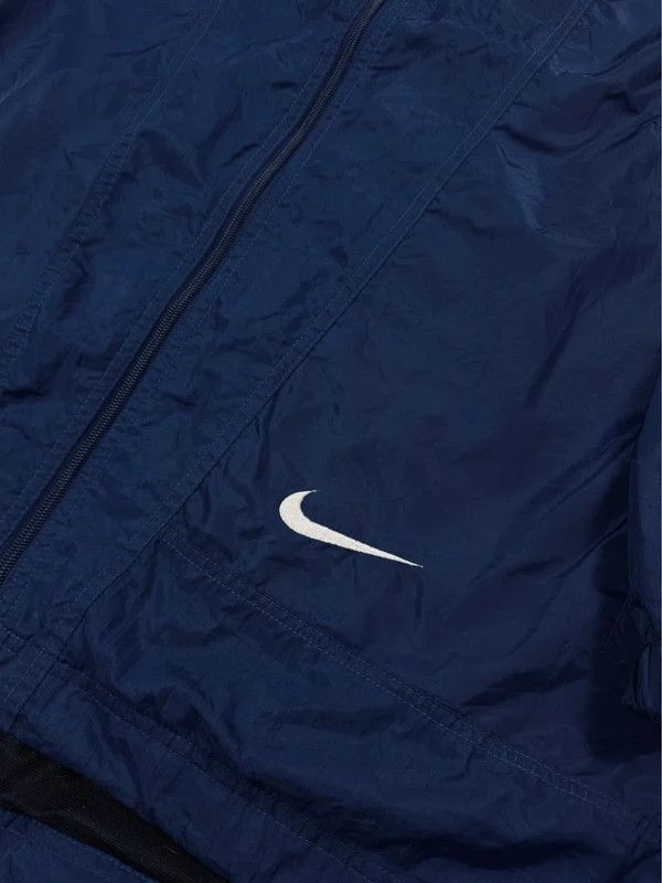 Nike Vintage Nike 90s Lightweight Jacket Navy Blue Swoosh XL Size US XL / EU 56 / 4 - 4 Thumbnail