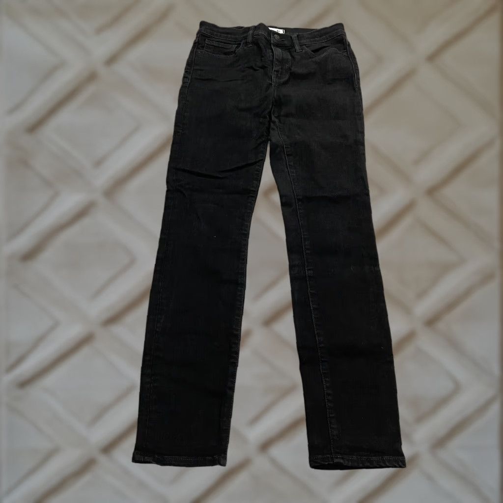 Madewell Madewell Roadtripper Jeans 26 Black Dark Wash 26x28 Straight Womens Size 26" / US 2 / IT 38 - 1 Thumbnail