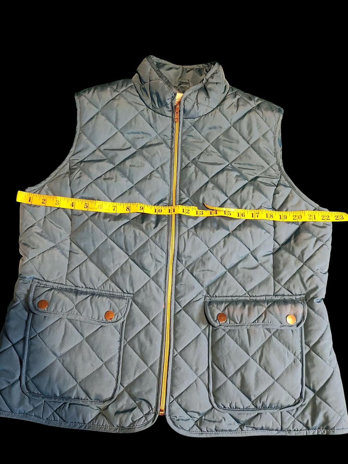 St. Johns Bay St. John's Bay Quilted Women's Vest w/Front Pockets & Zipper Size XL / US 12-14 / IT 48-50 - 8 Thumbnail