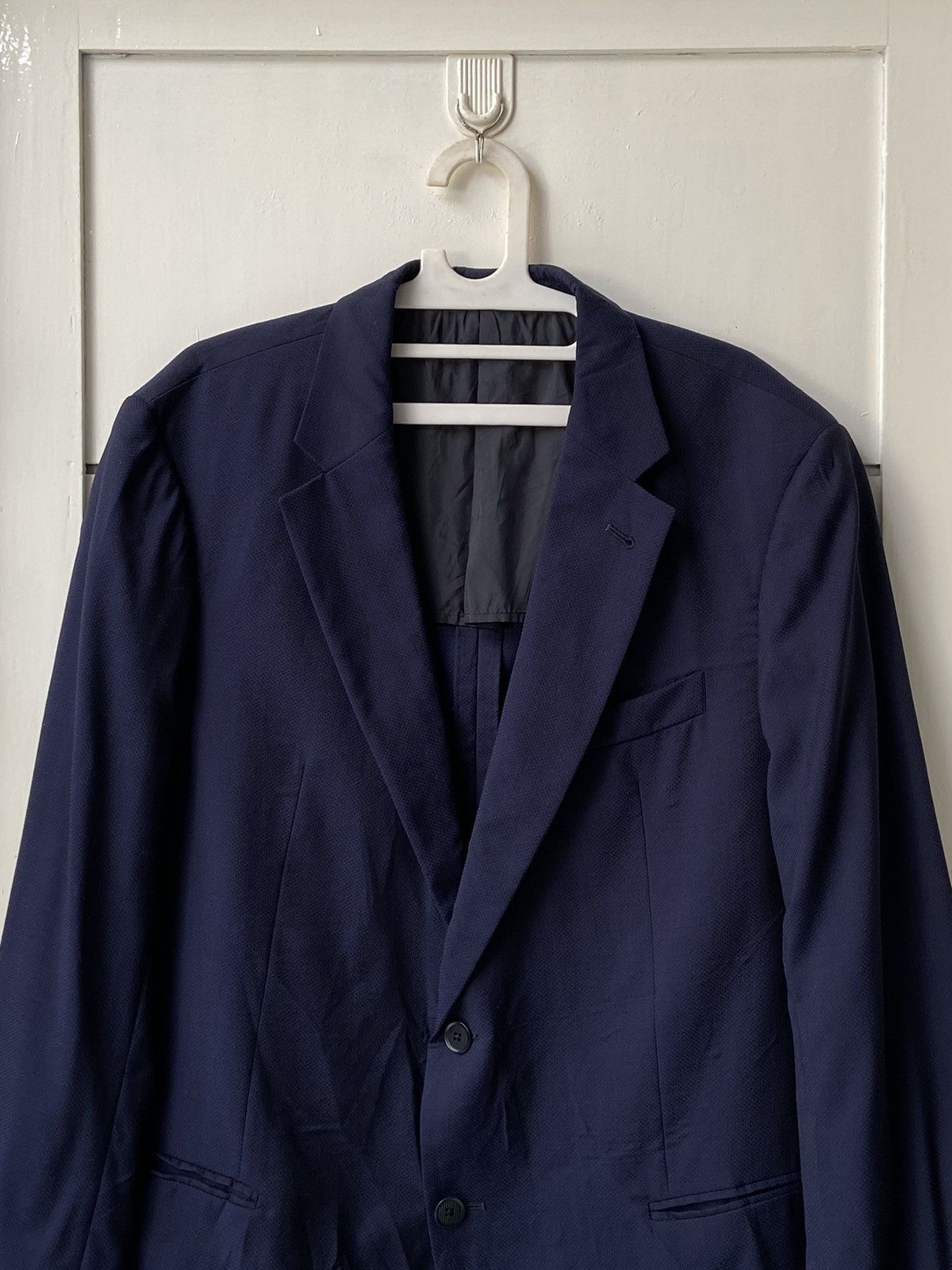 Armani Collezioni ARMANI COLLEZIONI Navy Suit Size 54L - 12 Thumbnail