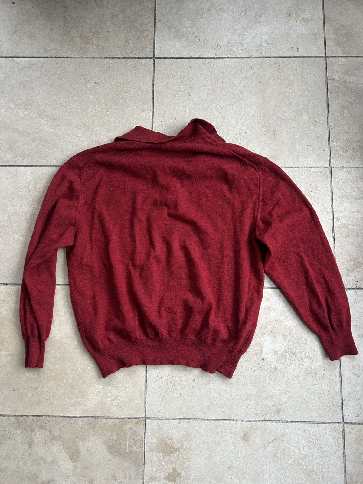 Missoni Missoni sport red vintage wool long sleeved polo Size US M / EU 48-50 / 2 - 2 Thumbnail