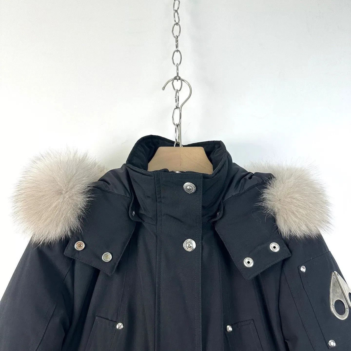 Moose Knuckles Moose Knuckles Black Down Jacket S. Size S / US 4 / IT 40 - 3 Thumbnail
