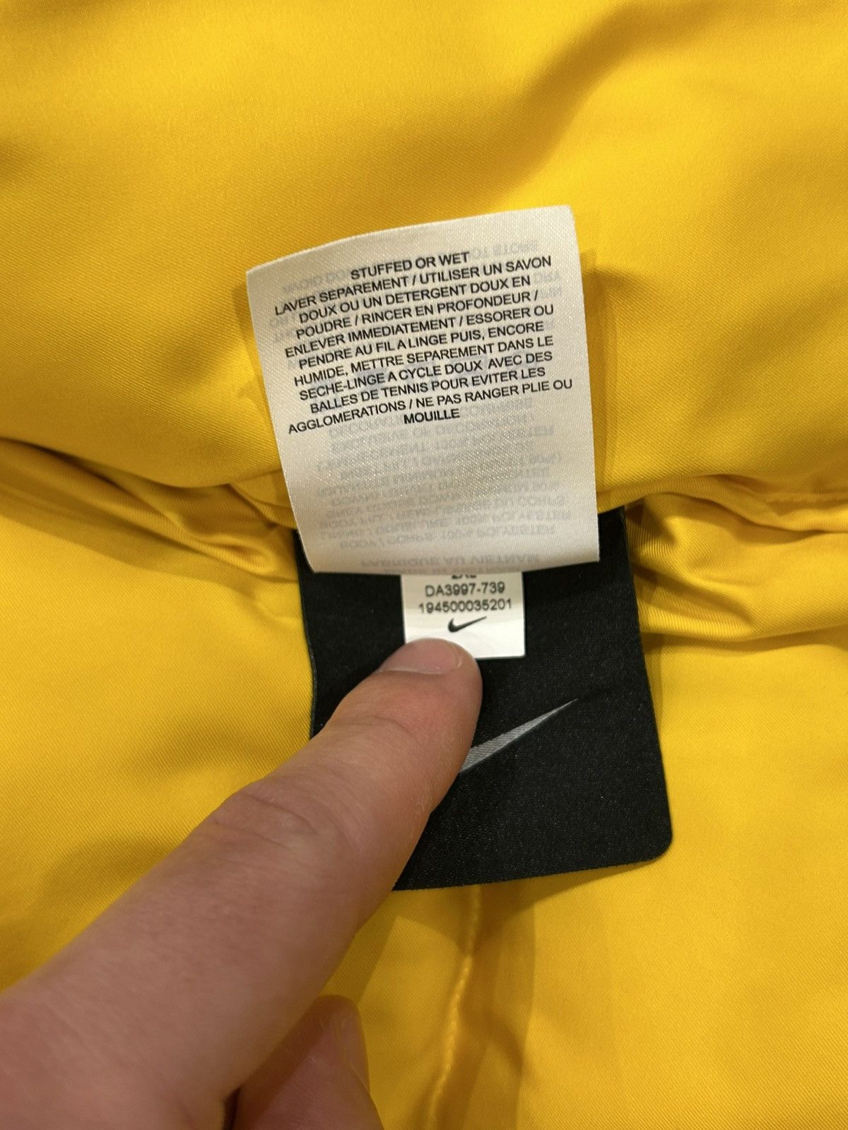 Nike Nike X Drake Nocta Puffer Jacket - Yellow Size US XXL / EU 58 / 5 - 5 Thumbnail