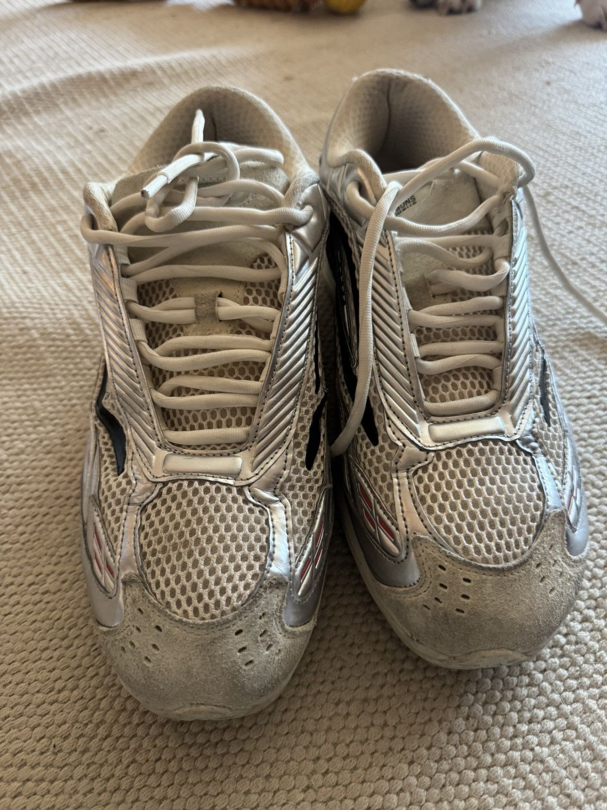 Raf Simons Raf Simons Cylon-21 White Silver Red Sneakers Size US 11 / EU 44 - 5 Thumbnail